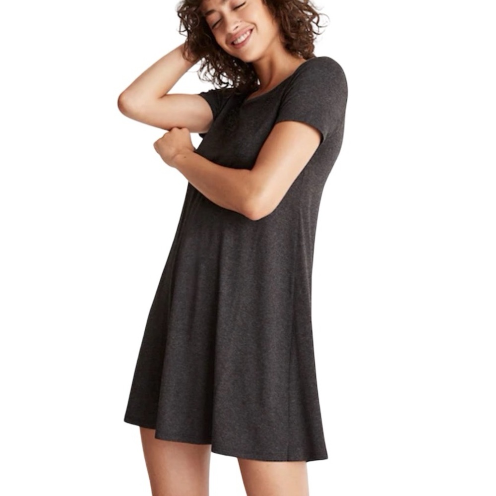 EUC Madewell Charcoal Mini Dress